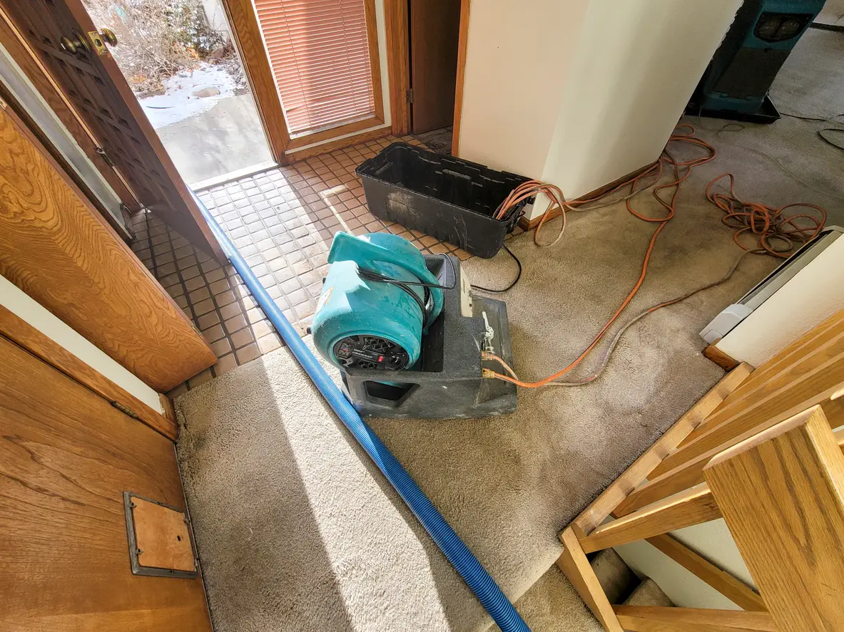 Water damage restoration in a Philadelphia home